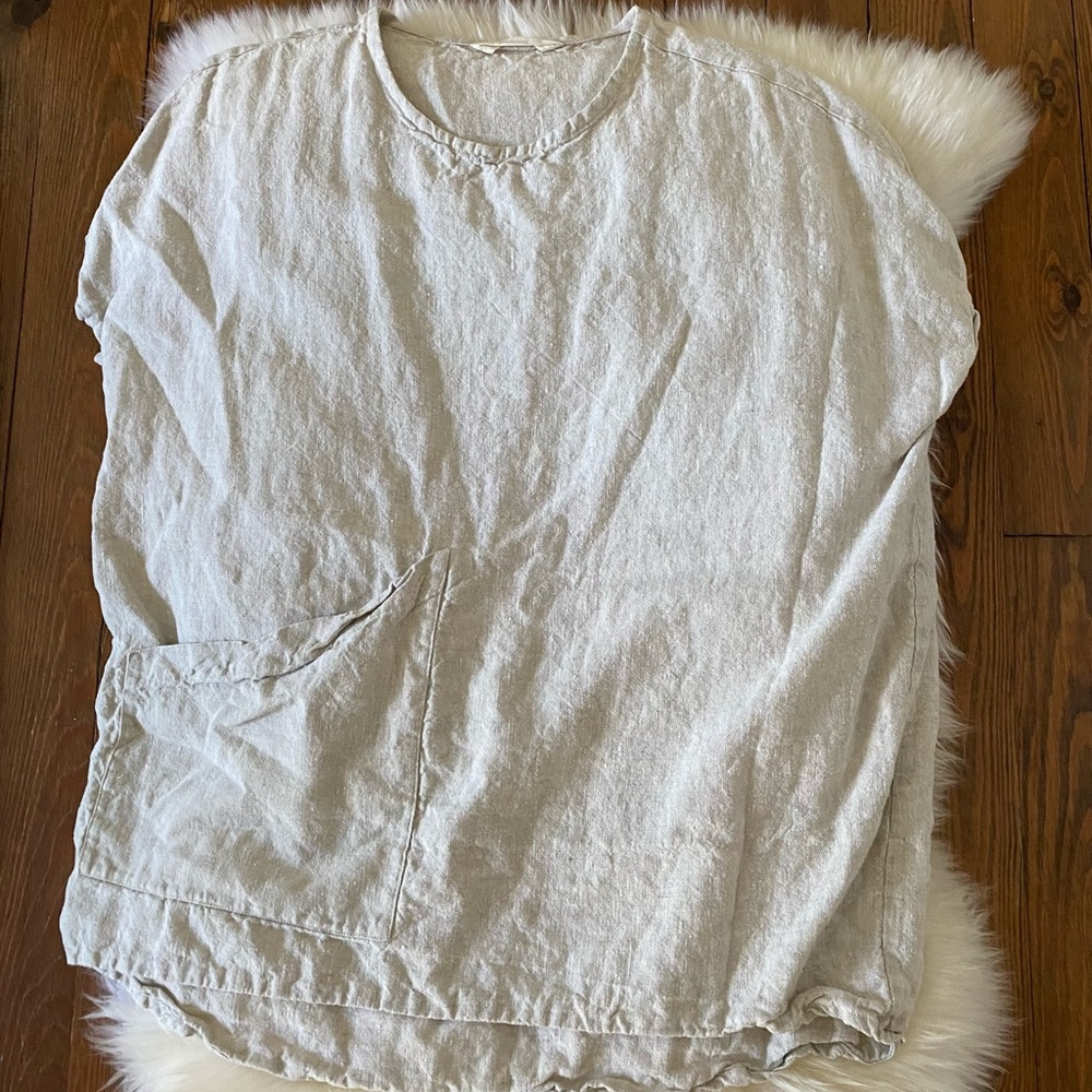 Elizabeth Suzann Harper Tunic in Flax